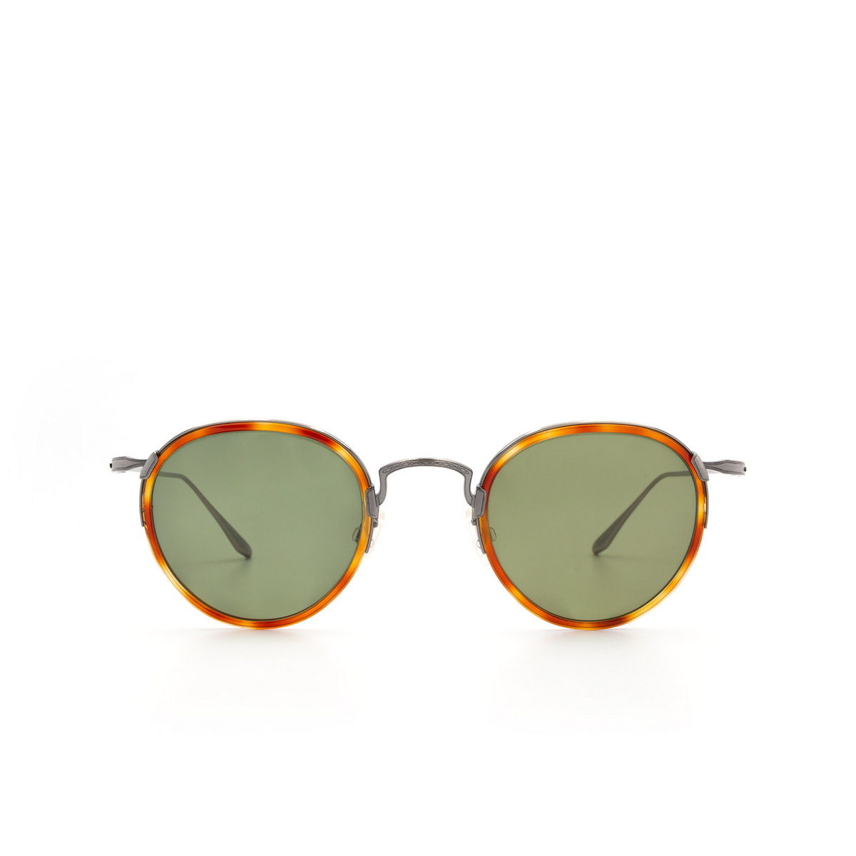 Barton Perreira® Round Sunglasses: Aalto color Hav/pew - front view.