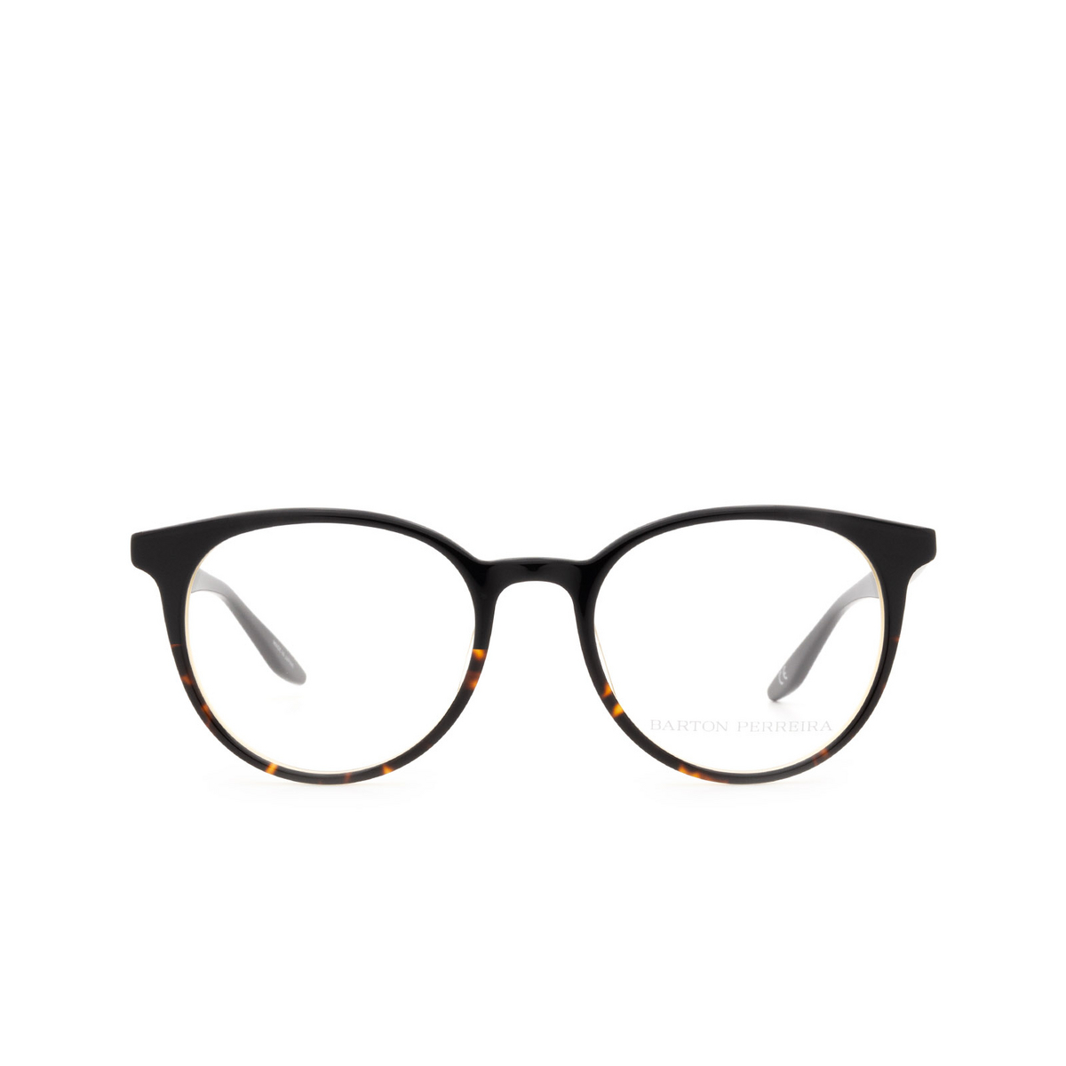 Barton Perreira® Round Eyeglasses: Auralea BP5087 color Black & Havana 0HY - front view.