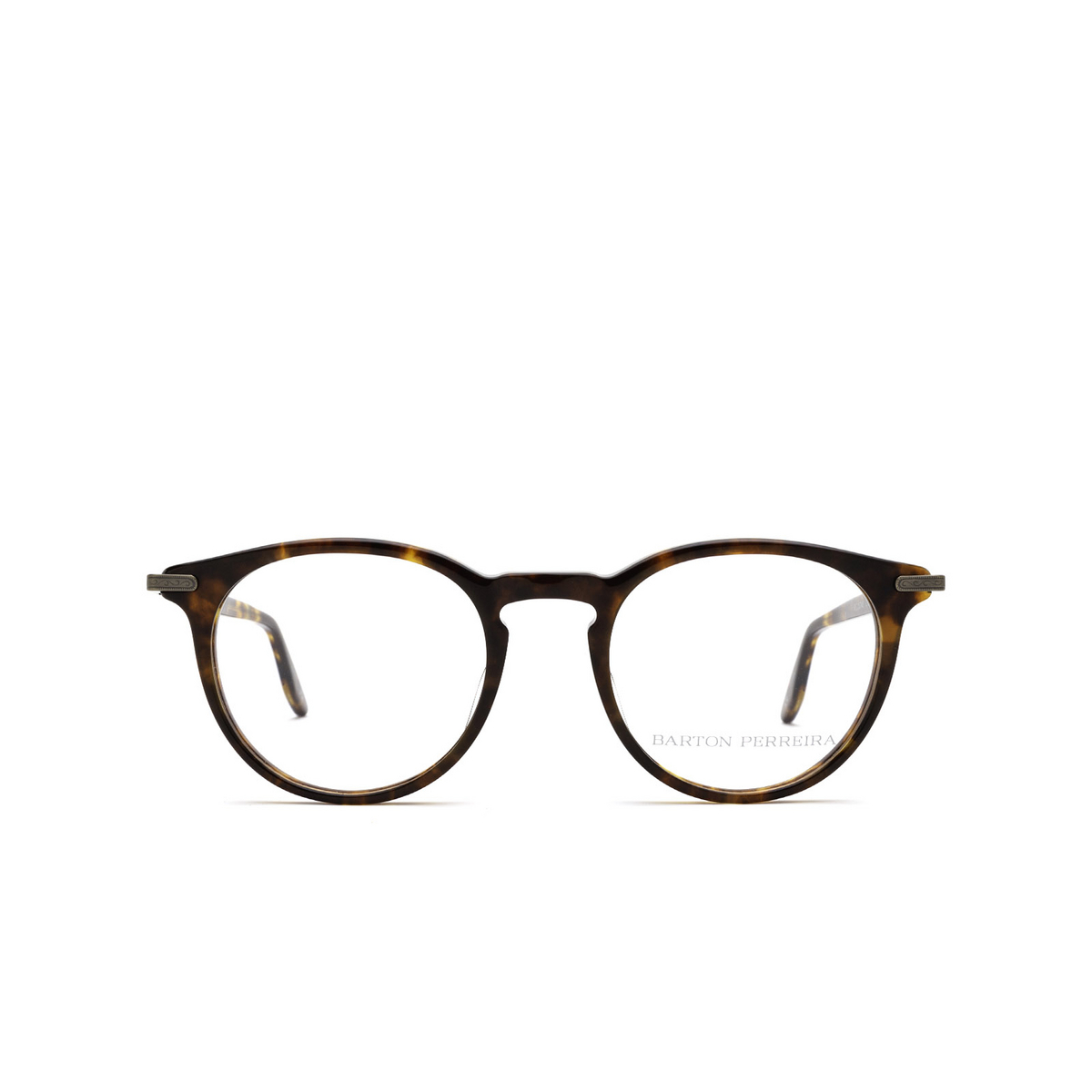 Barton Perreira® Round Eyeglasses: Capote BP5277 color Chestnut Antique Gold 0LZ - front view.