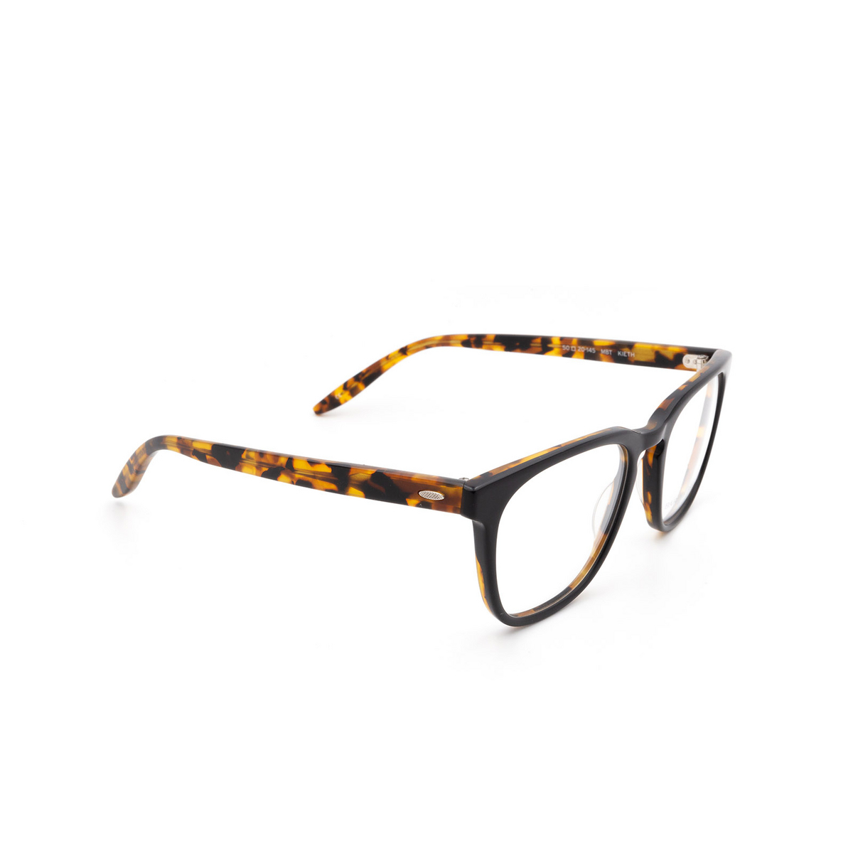 Barton Perreira® Square Eyeglasses: Kieth color Mbt - three-quarters view.