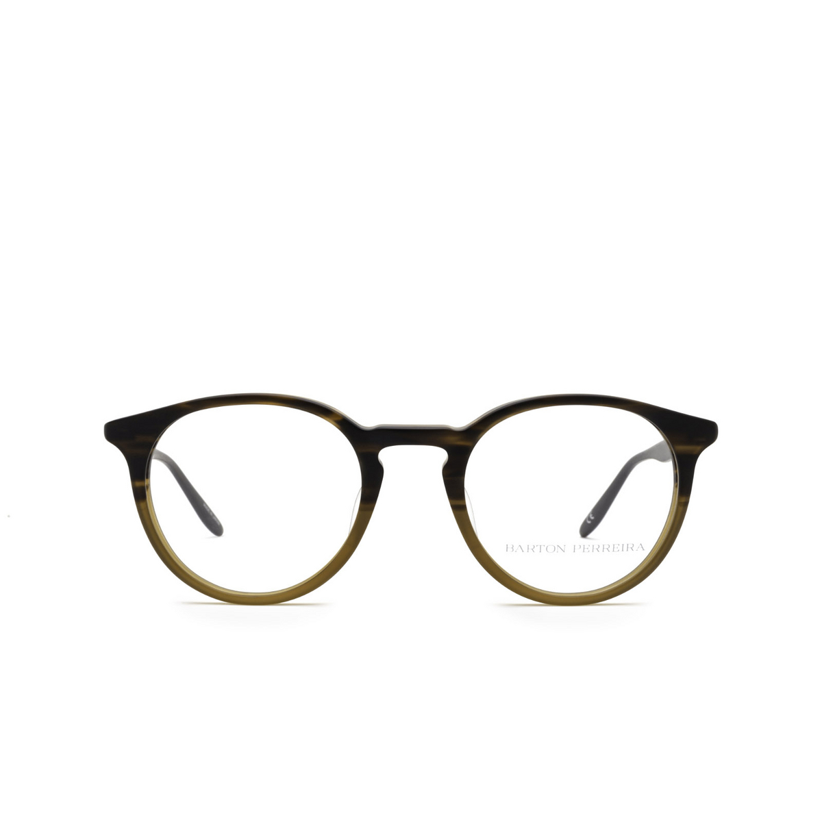 Barton Perreira® Round Eyeglasses: Princeton BP5045 color Matte Tortuga Gradient 1QG - front view.