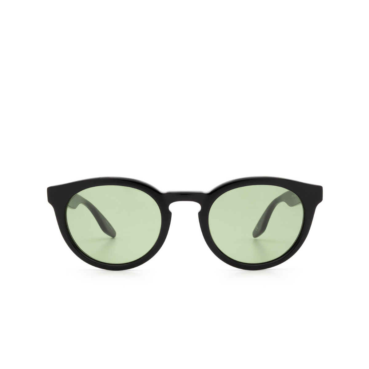 Barton Perreira® Round Sunglasses: Rourke BP0115 color Black 0HG - front view.
