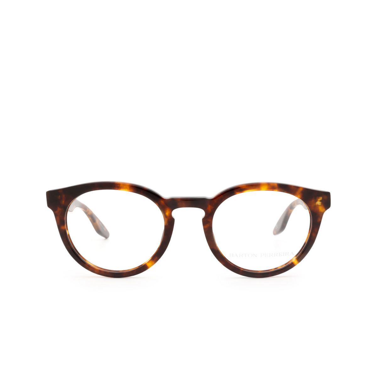 Barton Perreira® Round Eyeglasses: Rourke BP5199 color Havana 0LY - front view.