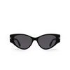 Bottega Veneta BV1002S Sunglasses 001 black - product thumbnail 1/5