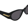 Bottega Veneta BV1002S Sunglasses 001 black - product thumbnail 3/5