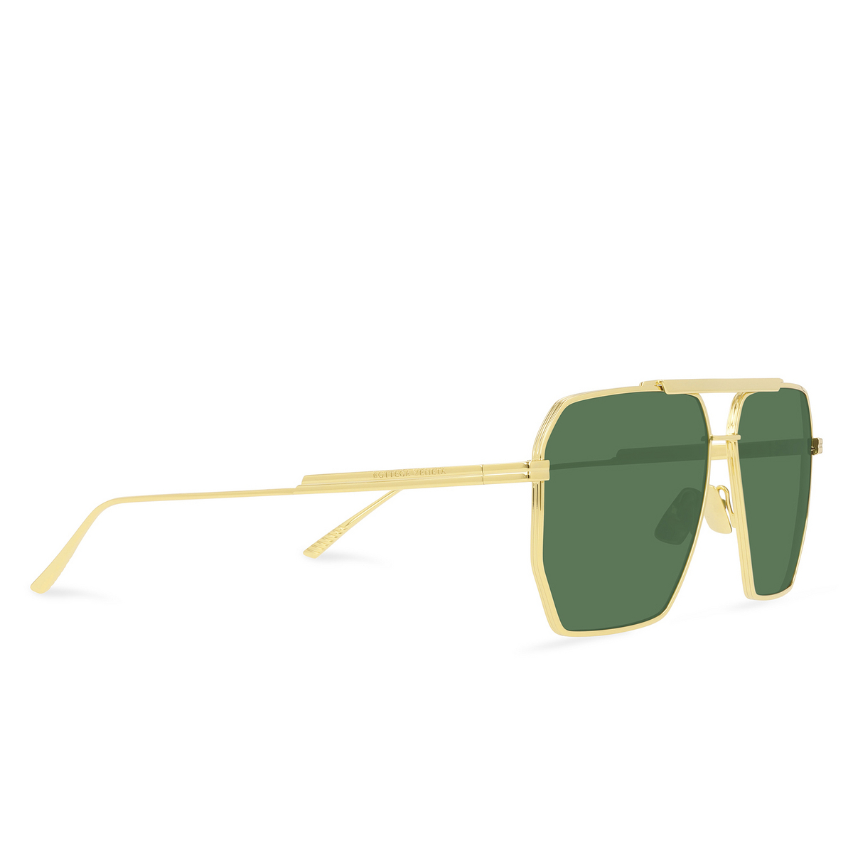Bottega Veneta BV1012S Sunglasses 004 Gold - three-quarters view