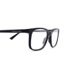 Bottega Veneta® Rectangle Eyeglasses: BV1024O color Blue 004 - product thumbnail 3/3.
