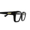 Bottega Veneta® Square Eyeglasses: BV1032O color Black 001 - product thumbnail 3/3.