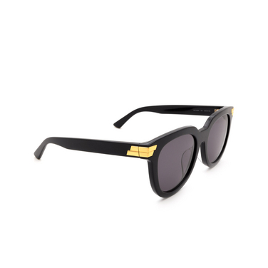 Bottega Veneta BV1104SA Sunglasses 001 black - three-quarters view