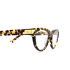 Bottega Veneta® Cat-eye Eyeglasses: BV1106O color Havana 002 - product thumbnail 3/3.