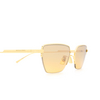 Bottega Veneta BV1107S Sunglasses 002 gold - product thumbnail 3/4