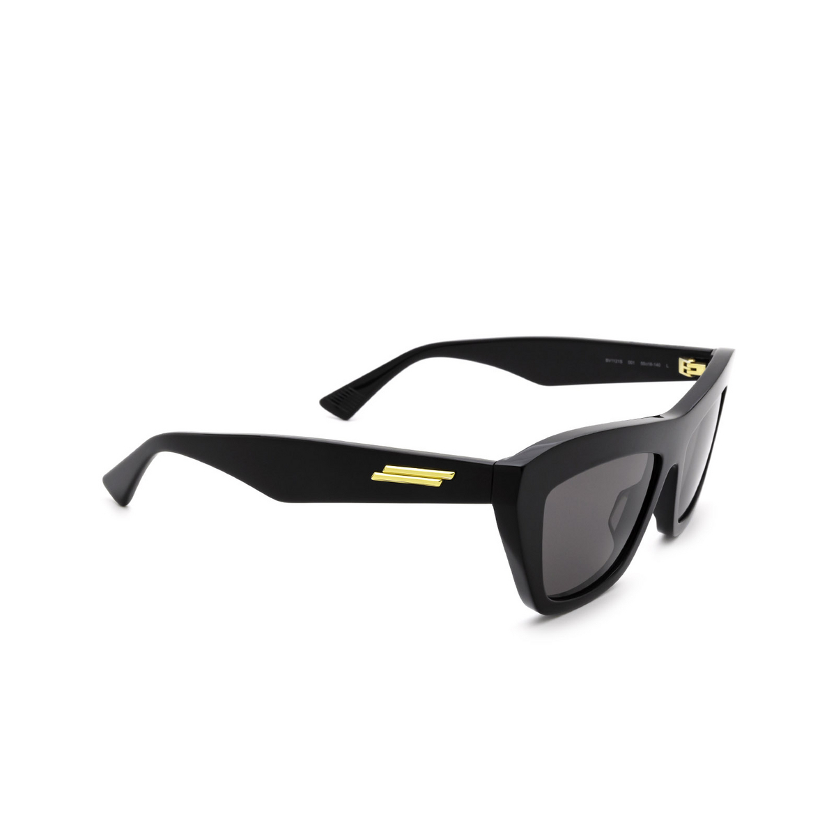 Bottega Veneta BV1121S Sunglasses 001 Black - three-quarters view
