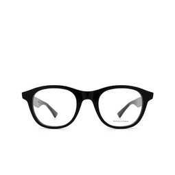 Bottega Veneta® Round Eyeglasses: BV1130O color Black 001.