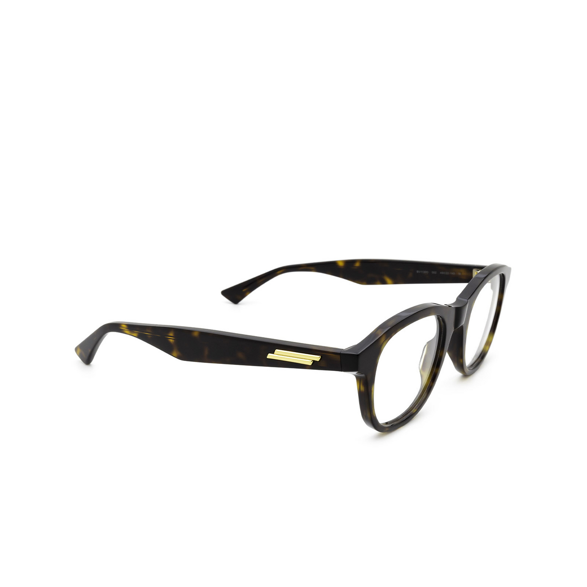Occhiali da vista Bottega Veneta BV1130O 002 Havana - tre quarti