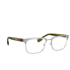 Burberry® Rectangle Eyeglasses: Alba BE1348 color Brushed Silver 1166 - product thumbnail 2/3.