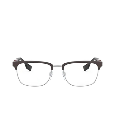 Burberry ALBA Eyeglasses 1307 silver / matte brown - front view