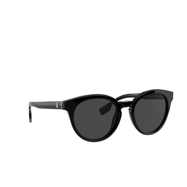 Burberry AMELIA Sunglasses 300187 black - three-quarters view