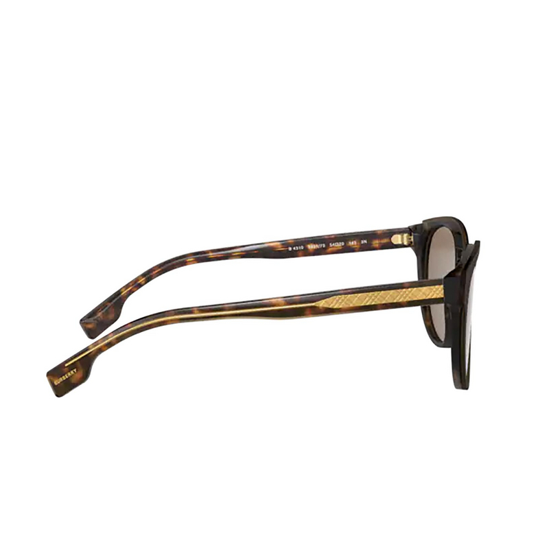 Burberry BARTLETT Sunglasses 385173 transparent grey on havana - 3/4