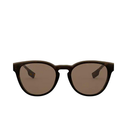 Burberry® Square Sunglasses: Bartlett BE4310 color Transparent Grey On Havana 385173.