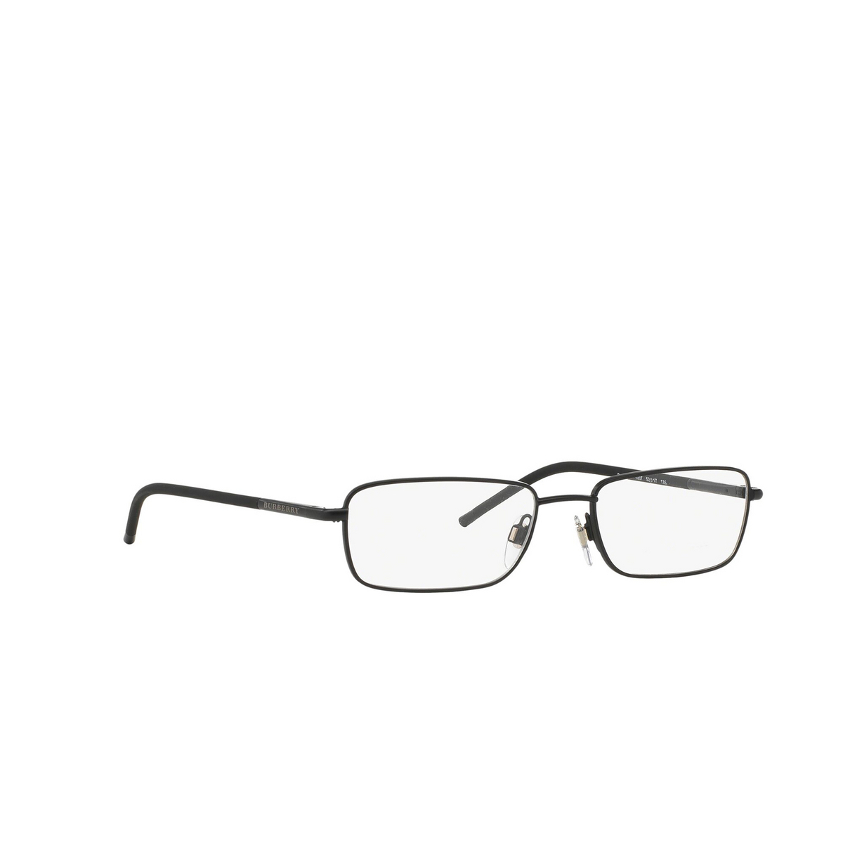 Burberry® Rectangle Eyeglasses: BE1268 color Matte Black 1007 - 2/3.