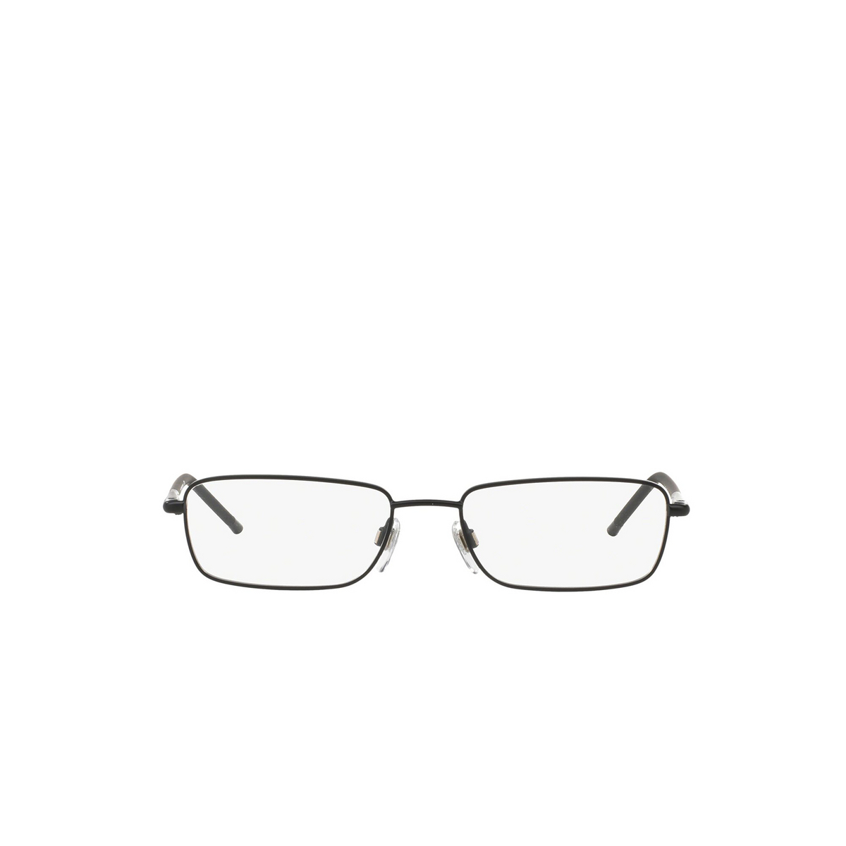Burberry® Rectangle Eyeglasses: BE1268 color Matte Black 1007 - front view.