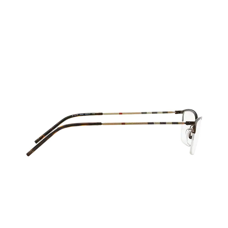 Burberry BE1278 Eyeglasses 1012 matte brown - 3/4