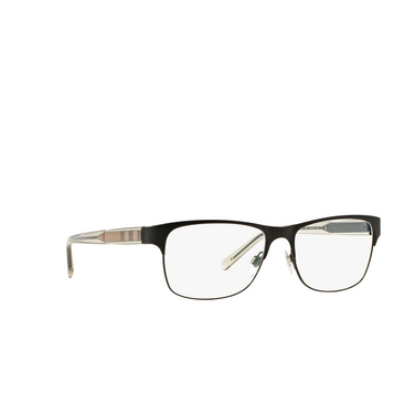 Burberry BE1289 Korrektionsbrillen 1007 matte black - Dreiviertelansicht