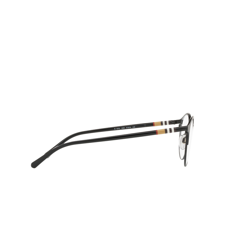 Burberry BE1318 Eyeglasses 1252 black / matte black - 3/4