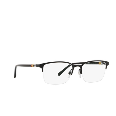 Burberry BE1323 Korrektionsbrillen 1213 black rubber - Dreiviertelansicht