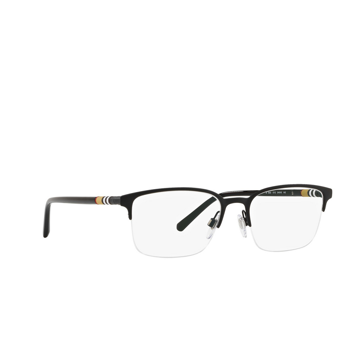 Burberry BE1323 Eyeglasses 1213 Black Rubber - 2/4
