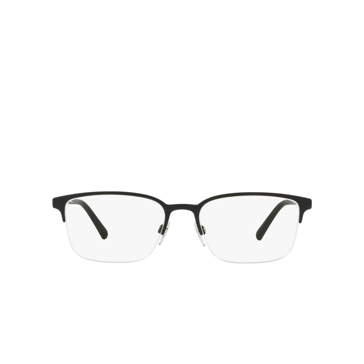 Burberry BE1323 Eyeglasses 1213 Black Rubber - front view