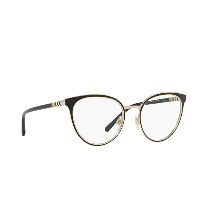 Burberry BE1324 Eyeglasses 1262 black / light gold - 2/4