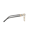 Burberry BE1324 Eyeglasses 1262 black / light gold - product thumbnail 3/4