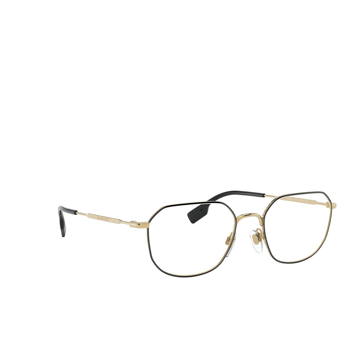 Burberry BE1335 Eyeglasses 1017 Black / Gold - 2/4