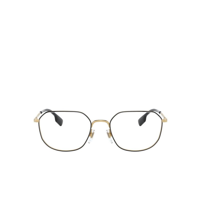 Burberry BE1335 Eyeglasses 1017 black / gold - 1/4