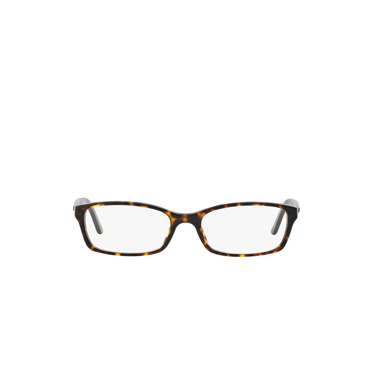 Burberry® Rectangle Eyeglasses: BE2073 color Dark Havana 3002 - front view.