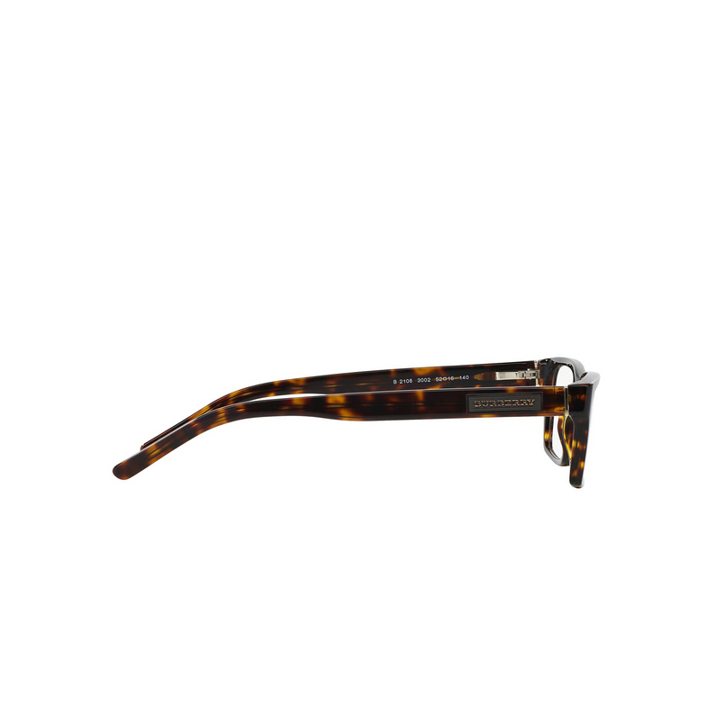 Burberry BE2108 Eyeglasses 3002 dark havana - 3/4