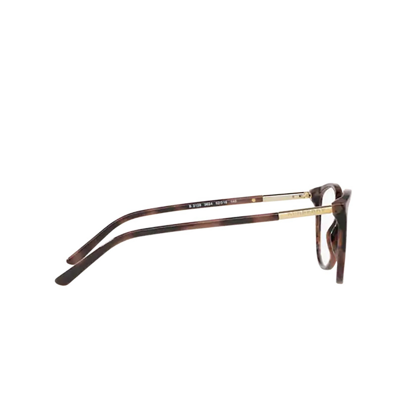 Burberry BE2128 Eyeglasses 3624 spotted brown havana - 3/4