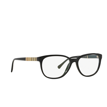 Burberry BE2172 Eyeglasses 3001 black - three-quarters view