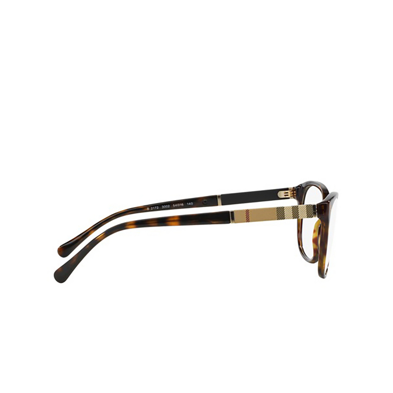 Burberry BE2172 Eyeglasses 3002 dark havana - 3/4