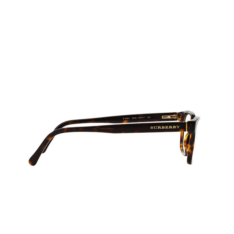 Burberry BE2201 Eyeglasses 3002 dark havana - 3/4