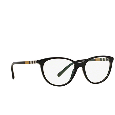 Burberry BE2205 Eyeglasses 3001 black - three-quarters view