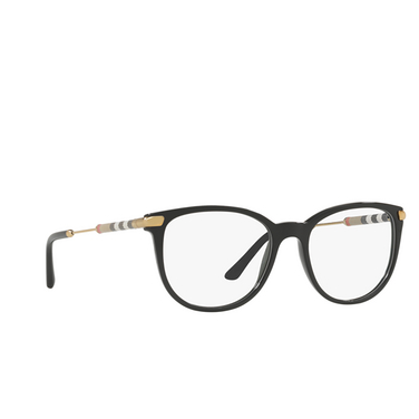 Burberry BE2255Q Eyeglasses 3001 black - three-quarters view