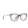 Burberry BE2255Q Eyeglasses 3657 top havana on bordeaux - product thumbnail 2/4