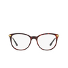 Burberry BE2255Q Eyeglasses 3657 top havana on bordeaux - product thumbnail 1/4