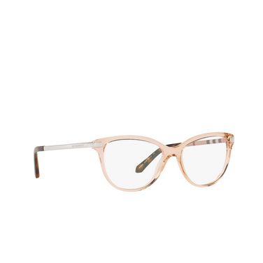 Burberry BE2280 Korrektionsbrillen 3358 peach - Dreiviertelansicht