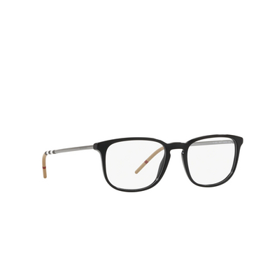 Burberry BE2283 Eyeglasses 3001 black - three-quarters view
