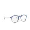 Burberry® Round Eyeglasses: BE2287 color Top Glitter On Gradient Blue 3772 - product thumbnail 2/3.