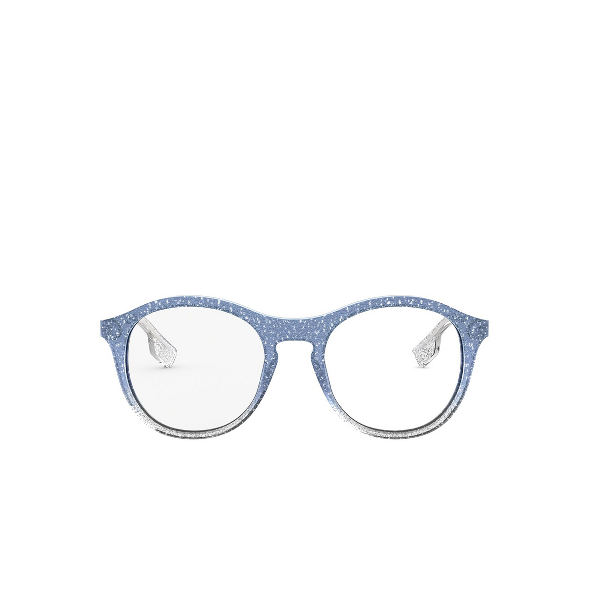 Burberry® Round Eyeglasses: BE2287 color Top Glitter On Gradient Blue 3772 - 1/3.
