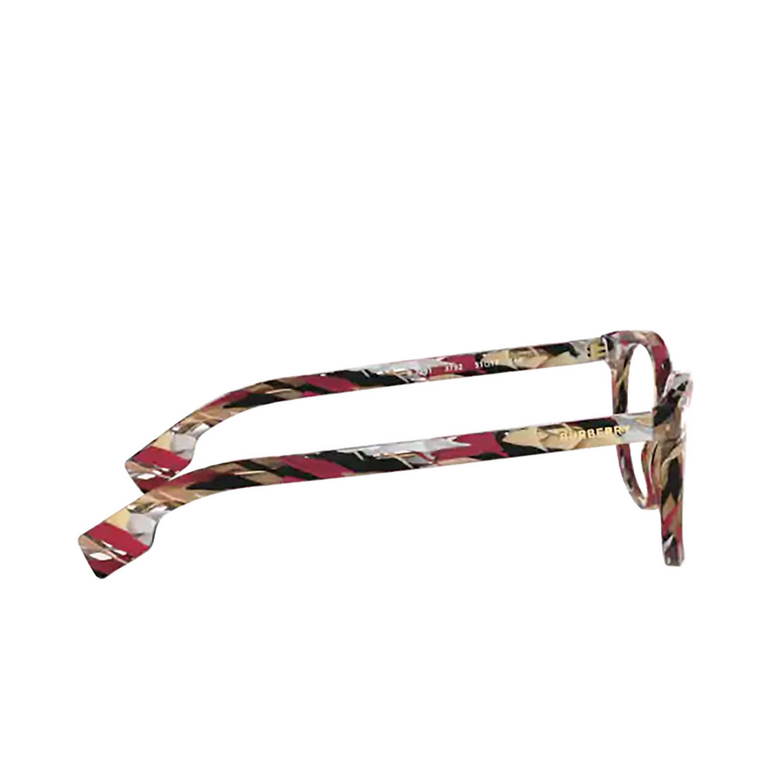 Burberry BE2291 Eyeglasses 3792 striped check - 3/4
